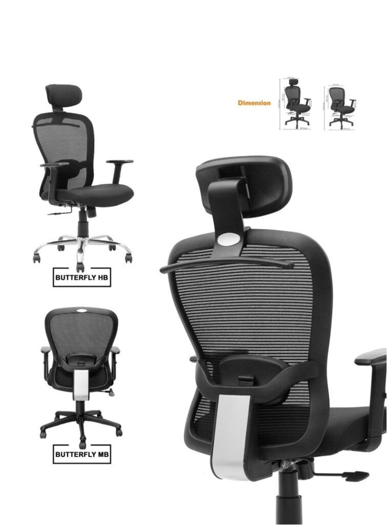 Vertigo - hb-1 ERGONOMICS CHAIRS By Furniture-India