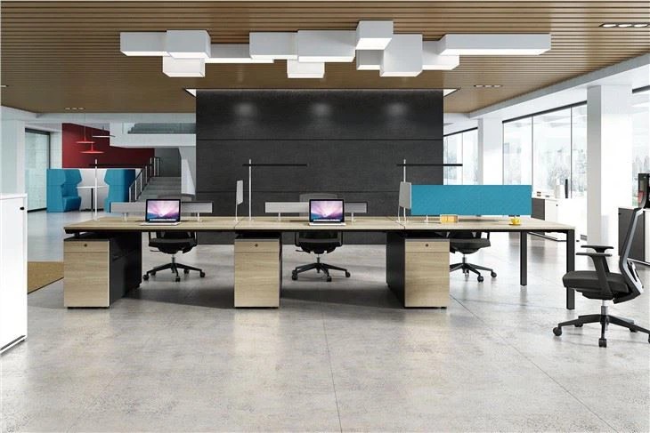 New-Design-by-Furniture-India-For-Office-Workstations-Premium-Modular-Desking-System-Modern-workstation-with-wooden-side-cabinet-Manufacturers-Suppliers-in-Noida-Delhi-Gurgaon-NCR-Chandigarh-India